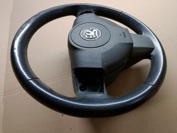 KIEROWNICA SKORZANA + PODUSZKA OPEL ASTRA H III 3