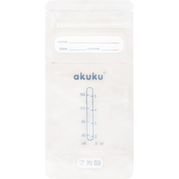 AKUKU BAGS МЕШКИ ДЛЯ ЗАМОРАЖИВАНИЯ ПИЩЕВОГО МОЛОКА