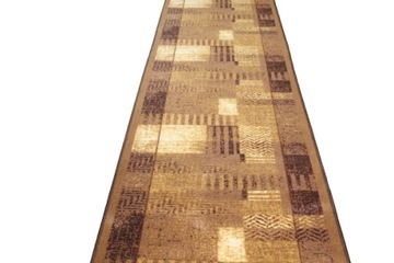 Chodnik antypoślizgowy Berfin 1023 brown brąz szerokość 67 cm podgumowany