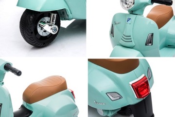Самокат Vespa на аккумуляторе, белый