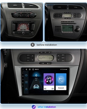 РАДИО GPS НАВИГАЦИЯ SEAT LEON II 2005-2012 ANDROID