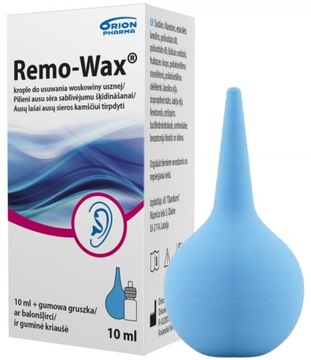 REMO-WAX krople do usuwania woskowiny usznej 10ML!