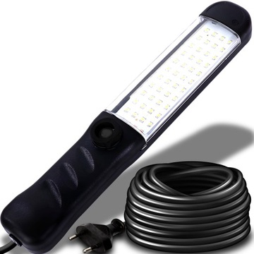 LAMPA WARSZTATOWA KANAŁOWA LAMPKA LED HAK MOCNA XL
