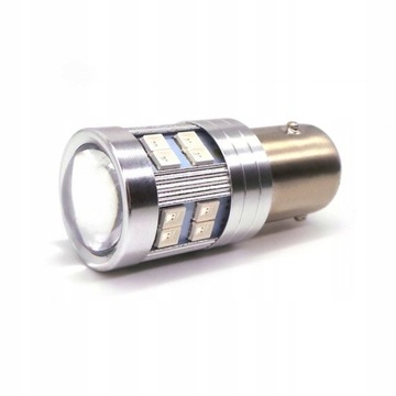 Żarówka PR21/5W LED BAW15D 12-24V CANBUS czerwona