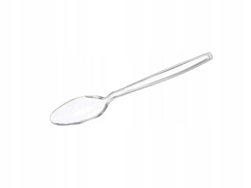 ЛОЖКА ПЛАСТИКОВАЯ, ПРОЗРАЧНАЯ, 50 шт.