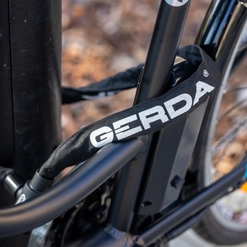 ВЕЛОСИПЕДНЫЙ ЗАМОК GERDA ЦЕПЬ ВЕЛОСИПЕДНЫЙ ЗАМОК CONTRA 1200/6V С КЛЮЧОМ