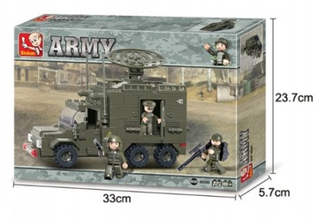 Кирпичи Командный центр TRUCK RADAR Военная АРМИЯ 4 ФИГУРКИ + ОРУЖИЕ LEGO