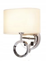 KINKIET Łazienkowy LAMPA IP44 ŚCIENNY METALOWY SZKLANY G9 25W