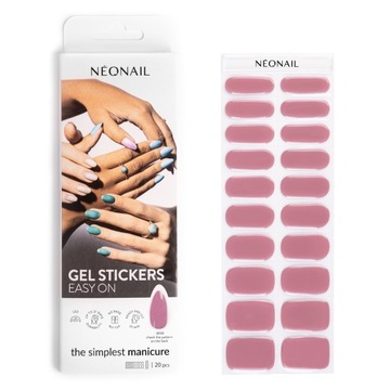 NEONAIL Lakier Hybrydowy w naklejce GEL STICKERS EASY ON M08