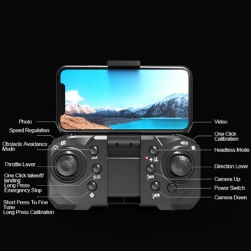 Моторный RC Дрон 360 Избегание препятствий 8K HD Совместимая двойная камера