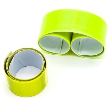 opaska ODBLASKOWA odblask 40cm ŻÓŁTA do PLECAKA