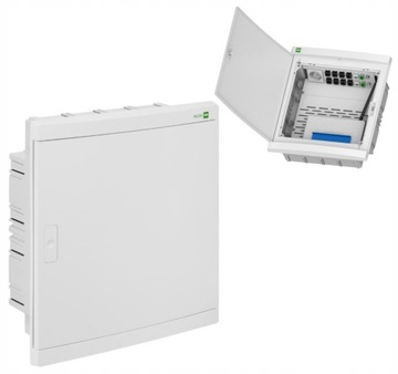 Rozdzielnica podtynkowa MULTIMEDIALNA ELEGANT RP 2X12 IP40 BIAŁY 2435-20