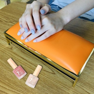 Подушка для маникюра, подушка для ногтей, стол для нейл-арта, стол, рука, запястье, оранжевый