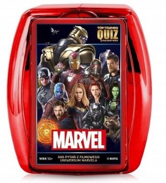 Gra towarzyska TOP TRUMPS QUIZ Marvel
