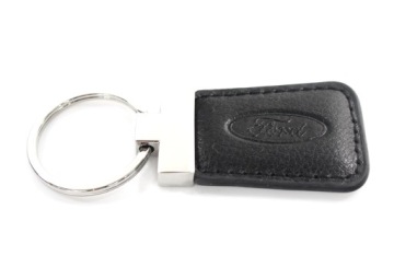 КОЖАНОЕ КОЛЬЦО ДЛЯ КЛЮЧЕЙ С ЛОГОТИПОМ FORD + ЧЕХОЛ