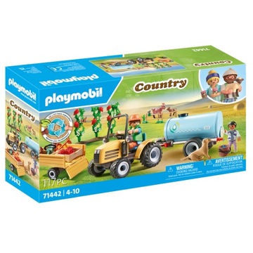 Playmobil 71442 Country Traktor z przyczepą i zbiornikiem na wodę