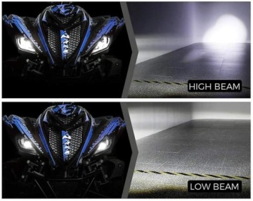 Передние светодиодные фары с подсветкой Yamaha Raptor 250 350 700 2004-2024