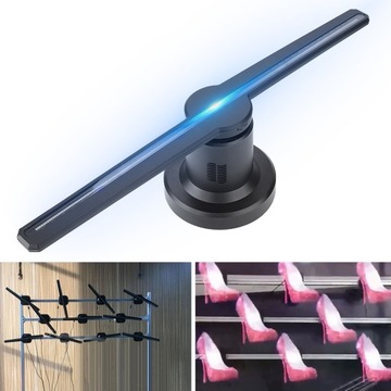 3D голографический дисплей светодиодный вентилятор выставочный проектор голограмма реклама ди