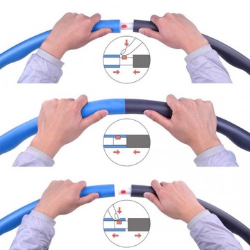 ОБруч ХУЛА ХОП МЯГКИЙ ТЯЖЕЛЫЙ С МАССАЖЕМ 1,2 кг
