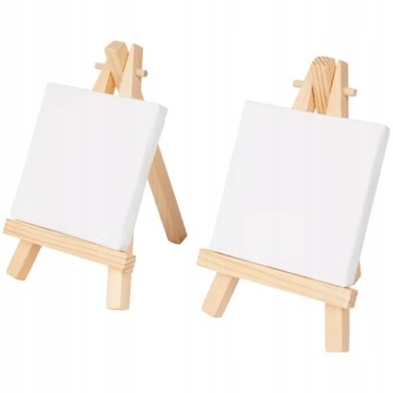 MINI EAELS CANVAS EASLER 7x7 см НАБОР из 10 шт. Холст Холст