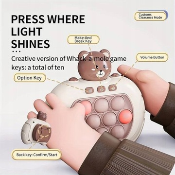 ЭЛЕКТРОННАЯ ИГРА POP IT АНТИСТРЕСС АРКАДА СЕНСОРНАЯ ПОПИТ