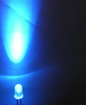 Светодиод 5мм (УФ/фиолетовый) 3,2-3,8В 10шт. = 2,99 злотых