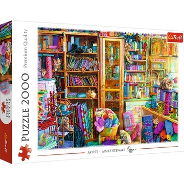 PUZZLE 2000 UKŁADANKA ZWIERZĘTA KOTY KOTKI TREFL