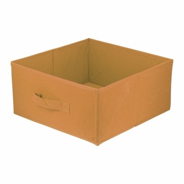 Organizer Pudełko do przechowywania tekstylne 31x31x15 jasnobrązowe