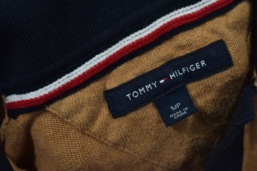 TOMMY HILFIGER Bawełniany Sweter z Kołnierzem / S