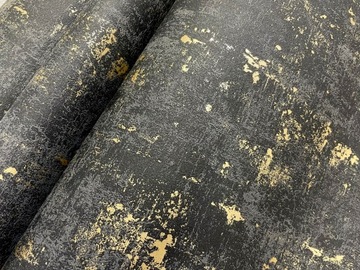 ОБОИ ОБОИ БЕТОН ЧЕРНЫЕ ЗОЛОТО ГЛАМУР