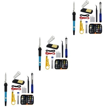 3 sets of 15 in 1 electric soldering iron set