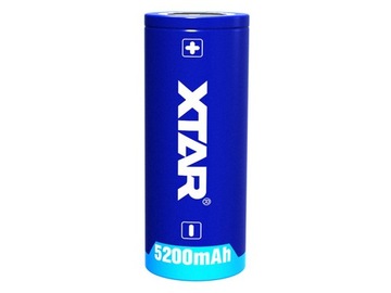 XTAR 26650 520PCM 5200 мАч литий-ионный защищенный аккумулятор 3,7 В 7 А