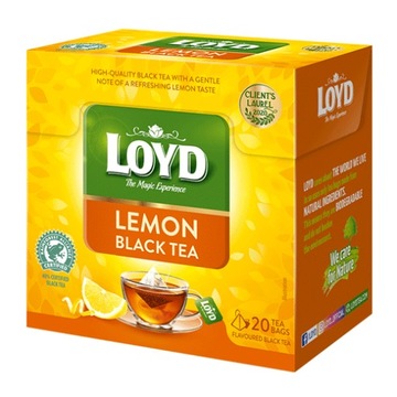 LOYD Herbata Lemon Black Tea piramidki