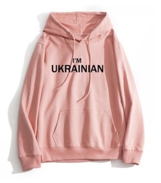 Bluza z kapturem hoodie I`M UKRAINIAN Zełenski 3XL