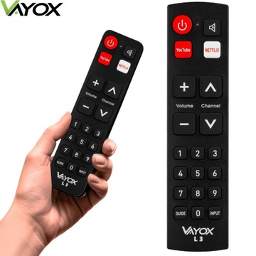 UNIWERSALNY PILOT DO TV DEKODERA TUNERA SMARTBOXA DVD PROGRAMOWALNY VAYOX