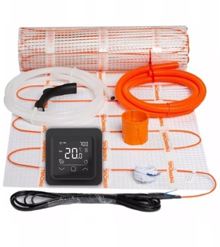 Thermoval Zestaw ogrzewania podłogowego mata 0,5m² termostat TVT 40 CC WiFi