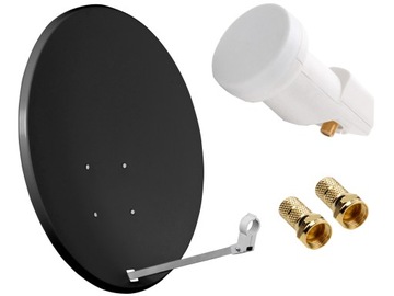 CZASZA ANTENA 80 CM CIEMNA (COR-800SAE-C)