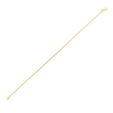Złota bransoletka pełna Gucci 19.5 cm pr. 585