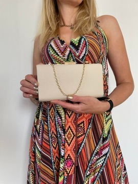 ВЕЧЕР торжественная сумка, шкатулка, свадьба, причастие, БЕЖЕВЫЙ