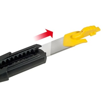 НОЖ С ЛОМАТНЫМ ЛЕЗВИЕМ ДЛЯ ОБИВКИ 18MM SM18 STANLEY