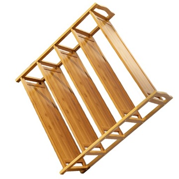 ПОЛКА ДЛЯ ОБУВИ 5-ЯРУСНЫЙ БАМБУКОВЫЙ ОРГАНАЙЗЕР ДЛЯ ОБУВИ