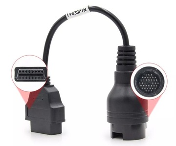 38-КОНТАКТНЫЙ КАБЕЛЬ / АДАПТЕР OBD2 для автомобилей IVECO