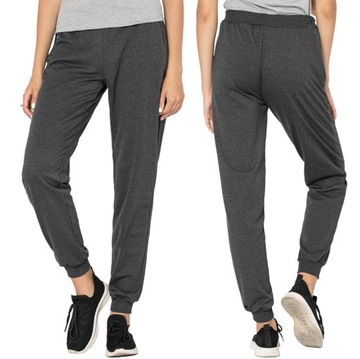 Spodnie Dresowe Dresy Damskie Ściągacz 5477-02 XL