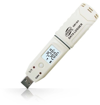 REJESTRATOR TEMPERATURY WILGOTNOŚCI HIGROMETR USB PROGRAM PC XLS DATA LOGER