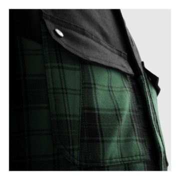 REBELHORN SHIFTER ЧЕРНО-ЗЕЛЕНАЯ мотоциклетная рубашка с капюшоном БЕСПЛАТНО