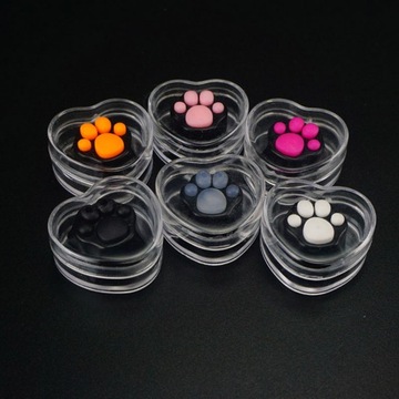 Колпачки для клавиш Cat Paw Cat Claw черного и розового цвета