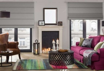 Decoria Римская штора темно-серая 160х170