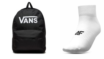 VANS OLD SKOOL PRINT POJEMNY PLECAK SPORTOWY MŁODZIEŻOWY SZKOLNY CZARNY 22l