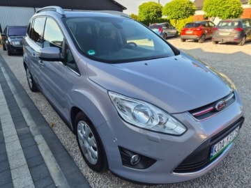 Ford C-MAX II Minivan 1.6 Duratec 105KM 2011 Ford Grand C-MAX Sliczny czarny grand Titanium 2011 1.6b zarejestrowany gw, zdjęcie 11