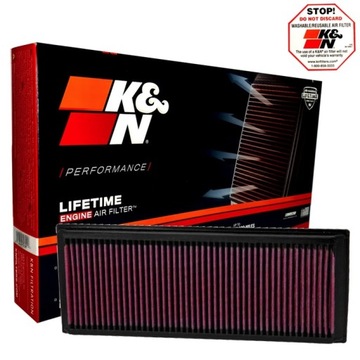 K&N FILTR VZDUCHU AUDI SEAT SKODA VW 33-2865